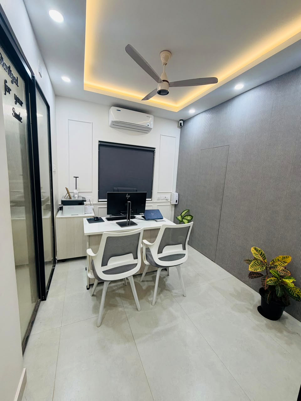 Dr. Sangavi consultation room at Elora Dental & Aesthetics Velachery